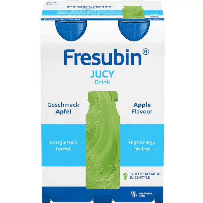 Hovedbilde Fresubin Jucy Drink Eple 4 x 200 ml