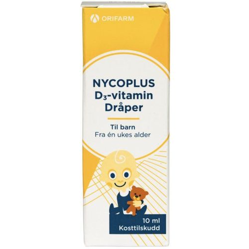 Nycoplus D3-vitamin Dråper Barn 10 ml