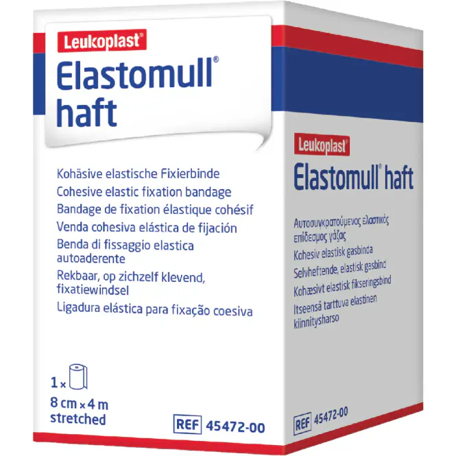 Hovedbilde Leukoplast Elastomull Haft 8 cm x 4 m 1 stk