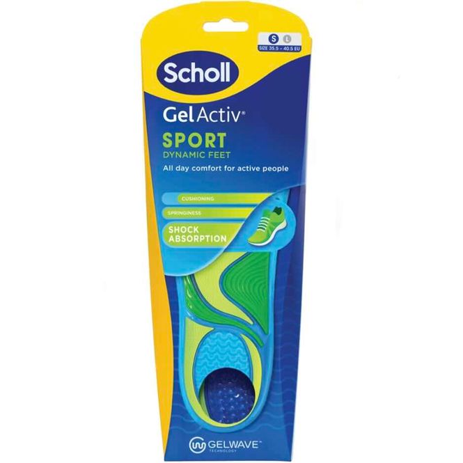 Hovedbilde Scholl Gel Active Sport Såle Small 1 par