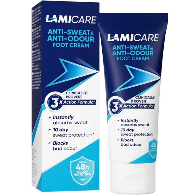 Hovedbilde Lamicare Anti-Sweat & Odour Fotkrem 75 ml