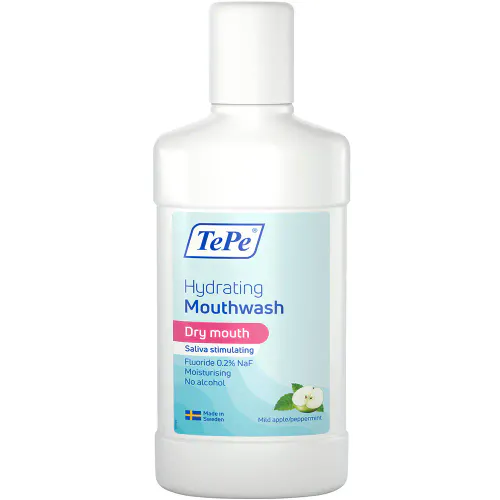 TePe Hydrating Mouth Wash Apple/Mild Peppermint 500 ml