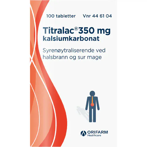 Titralac 350 mg 100 stk