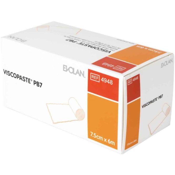 Hovedbilde Viscopaste Sinkpasta Bandasje 7,5 cm x 6 m 1 stk