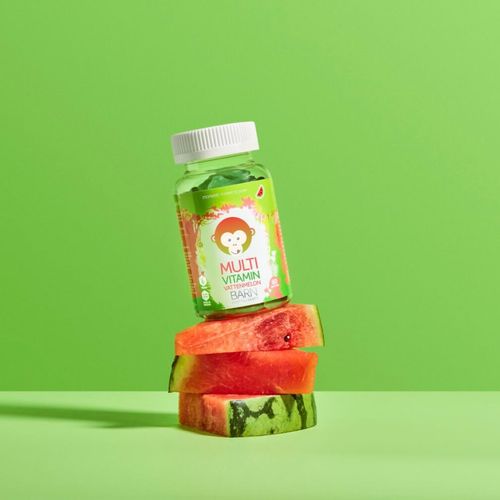 Monkids Multivitamin Barn Vannmelon 60 stk