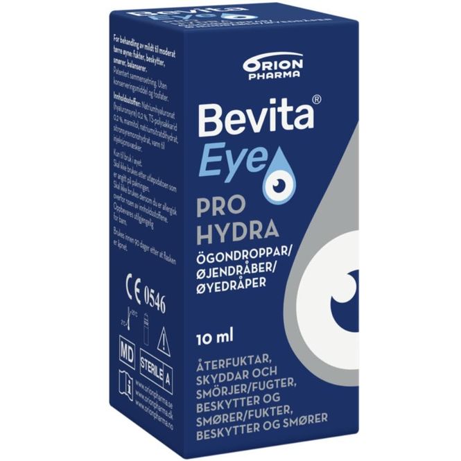 Hovedbilde Bevita Eye Pro Hydra Øyedråper 10 ml