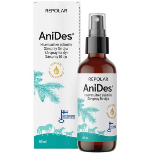 AniDes Vet Sårspray Til Dyr 50 ml 