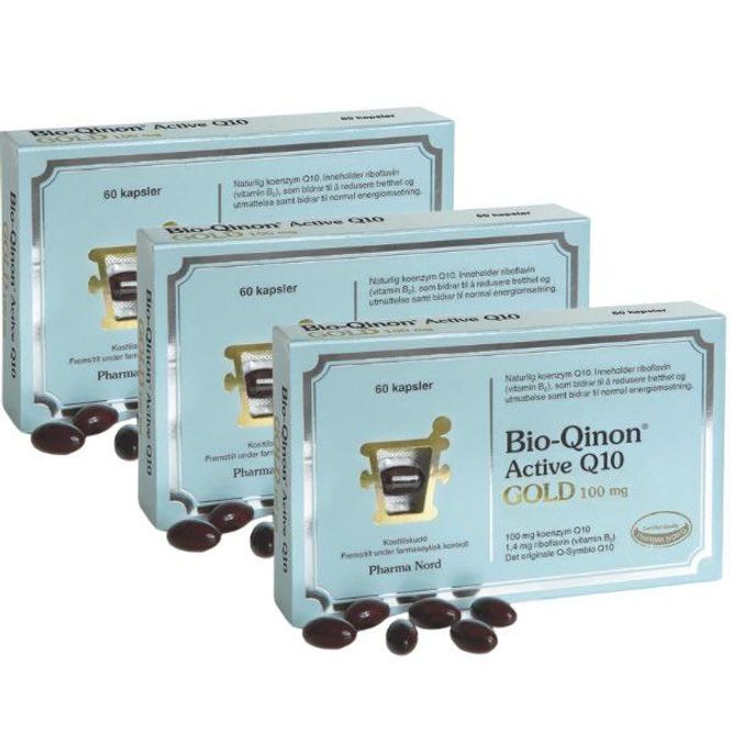 Hovedbilde Bio-Qinon Active Q10 Gold Megapack - 3 × 60 kapsler