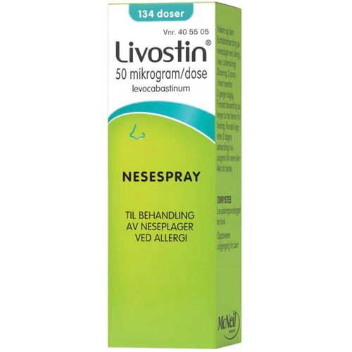 Livostin Nesespray 50 μg/dose 134 doser