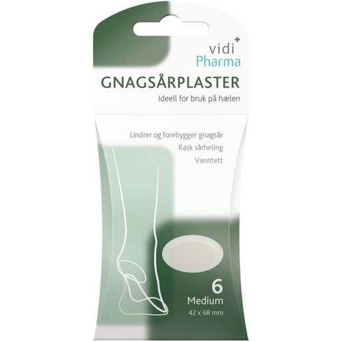 Vidi Pharma Gnagsårplaster Medium 6 stk