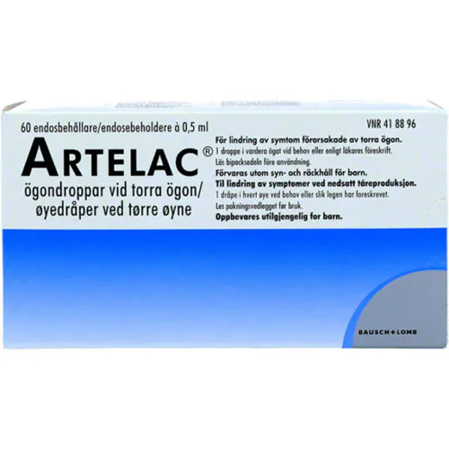 Artelac Øyedråper 60 x 0,5 ml