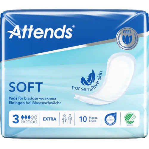 Attends Soft 3 Extra 10 stk