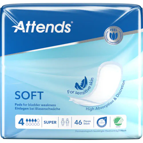 Attends Soft 4 Super Pads 46 stk