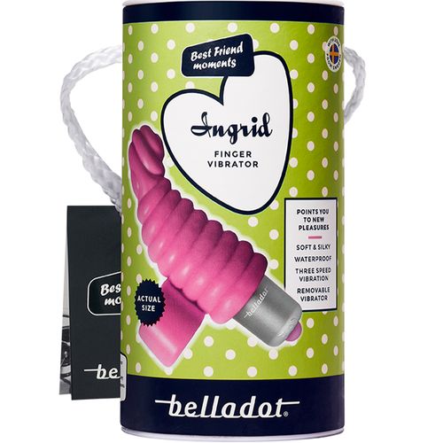 Belladot Ingrid Fingervibrator Rosa 1 stk