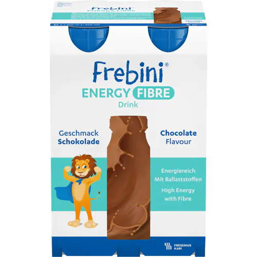 Frebini Energy Fiber Drink Sjokolade 4 x 200 ml 