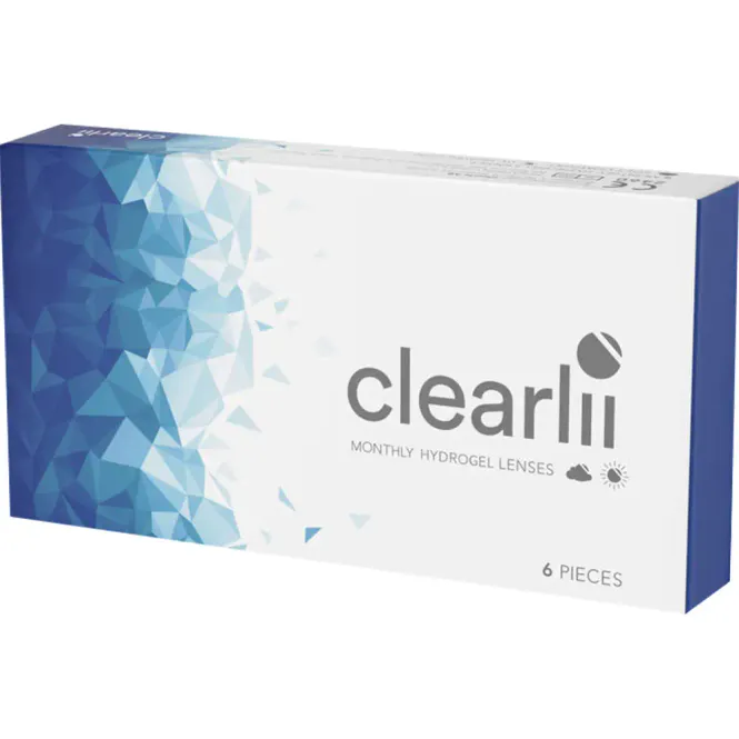 Hovedbilde Clearlii Hydrogel Månedslinser 6 stk +1,50