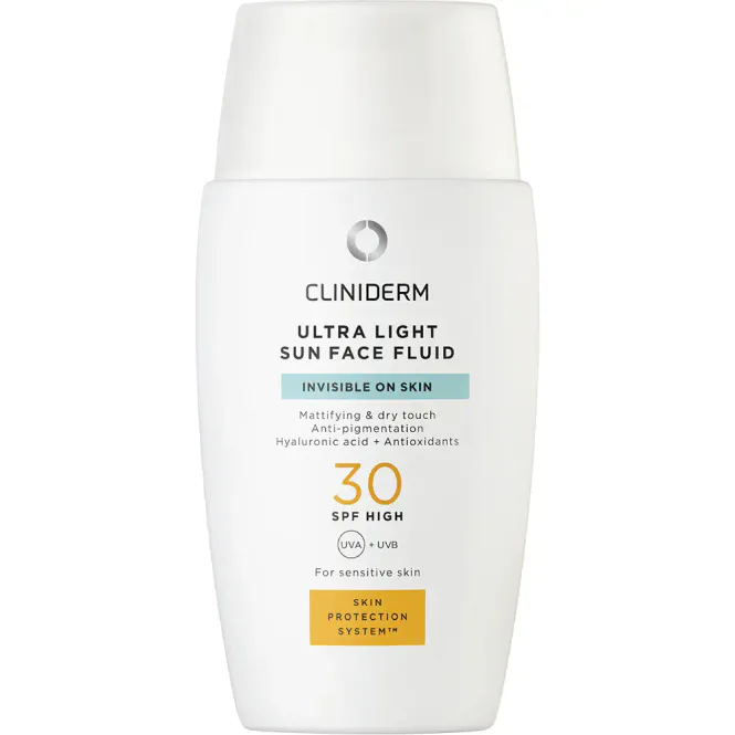 Hovedbilde Cliniderm Sun Ultra Light Face Fluid SPF30 40 ml