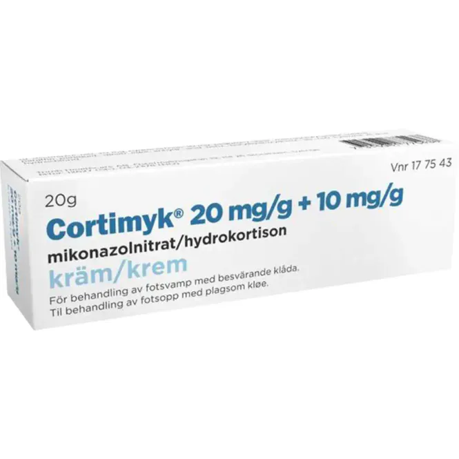 Hovedbilde Cortimyk 20+10mg/g Krem 20 g