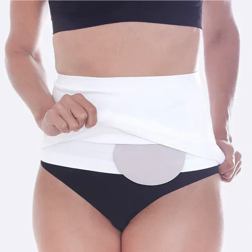 Stomifix Fikseringsbelte Hvit L/XL 1 stk