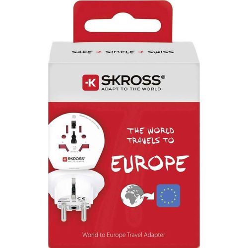 SKROSS World to Europa Reiseadapter 1 stk