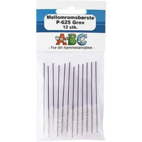 Ekulf Mellomromsbørste P-625 Grov 12 stk