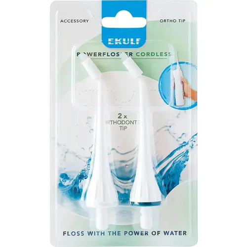 Ekulf Powerflosser Cordless Orthodontic Tip 2 stk