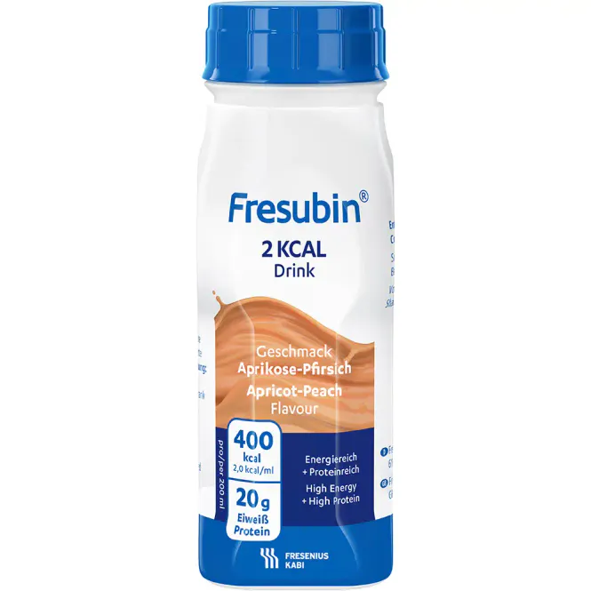 Hovedbilde Fresubin 2 kcal Drink Aprikos/Fersken 4 x 200 ml
