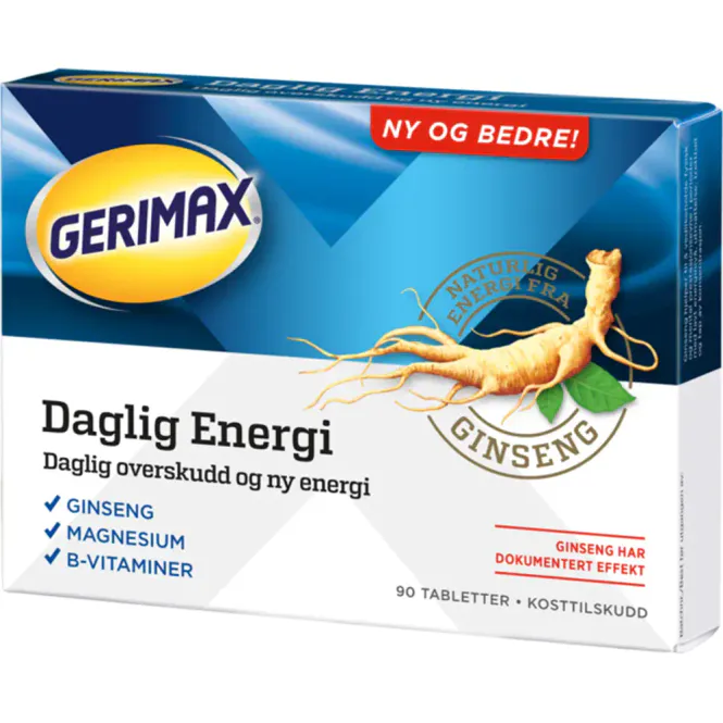 Hovedbilde Gerimax Daglig Energi Tabletter 90 stk