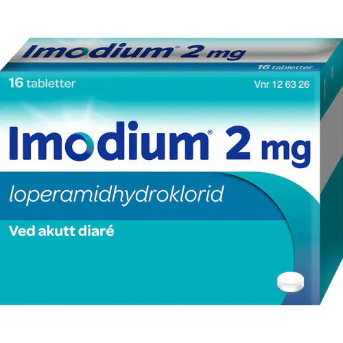 Imodium 2 mg Tabletter 16 stk