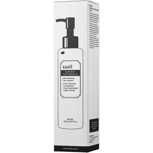 Klairs Gentle Black Fresh Cleansing Oil 150 ml