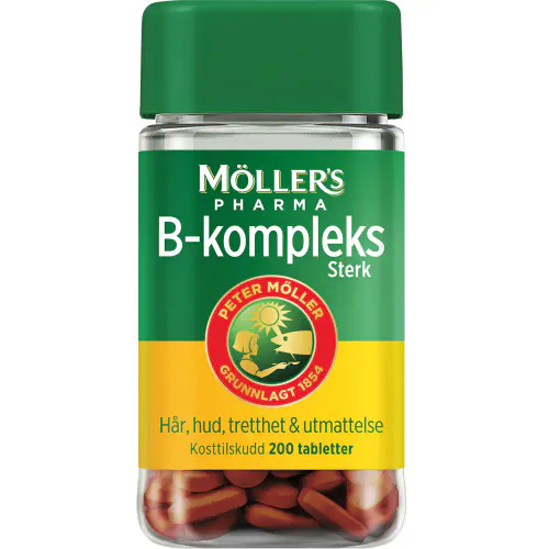 Møllers Pharma B-Kompleks Sterk Tabletter 200 stk