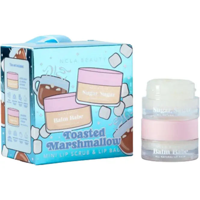 Hovedbilde NCLA Beauty Mini Toasted Marshmallow Lip Scrub + Balm Duo Gavesett