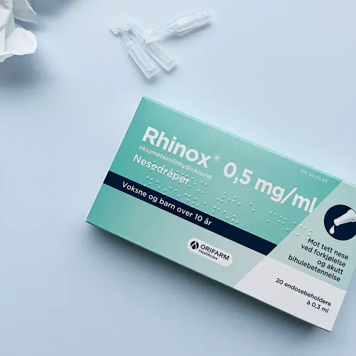 Rhinox 0,5 mg/ml Nesedråper 20 x 0,3 ml