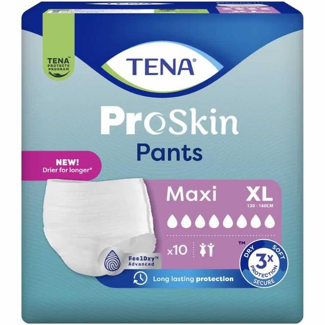 Hovedbilde TENA Pants Maxi Buksebleie XL 10 stk