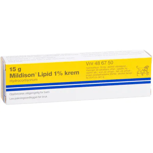 Mildison Lipid Krem 1% Hydrokortison 15 g