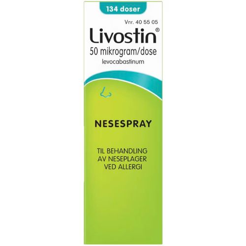 Livostin Nesespray 50 μg/dose 134 doser