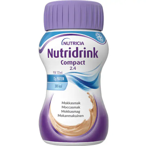 Nutridrink Compact Næringsdrikk Mokka 4 x 125 ml