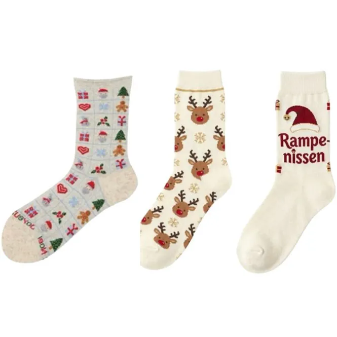 Hovedbilde NCBF Julesokker Dame Str 37-40 3 par