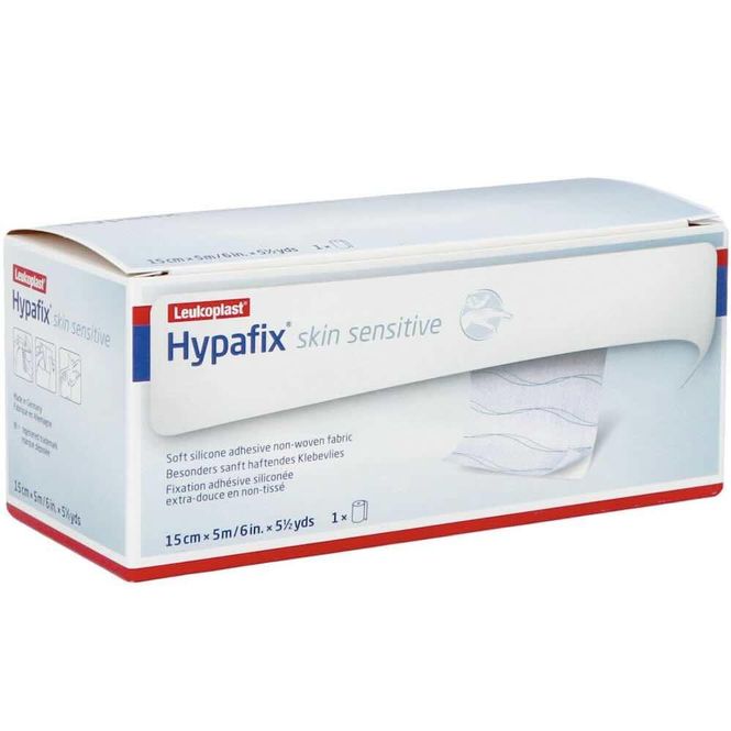 Hovedbilde Leukoplast Hypafix Skin Sensitive Fikseringstape 15cm x 5m 1 stk
