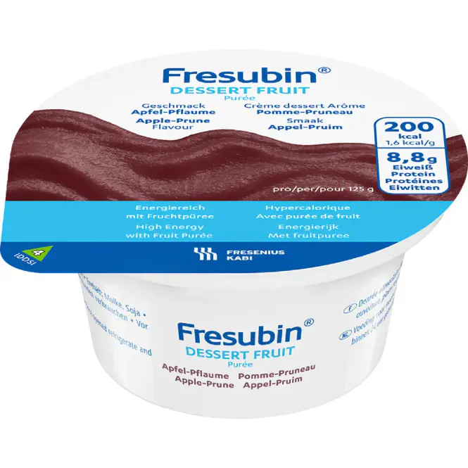 Hovedbilde Fresubin Dessert Fruit Eple/Sviske 4 x 125 g