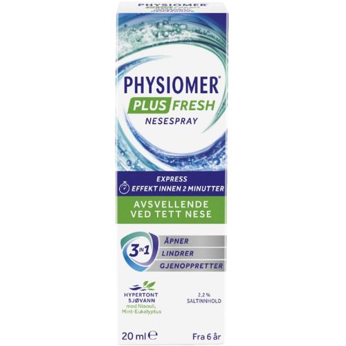 Physiomer Nesespray Plus Fresh Express 2,2% 20 ml