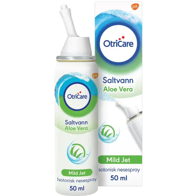 Hovedbilde OtriCare Saltvann Nesespray Aloe Vera 50 ml
