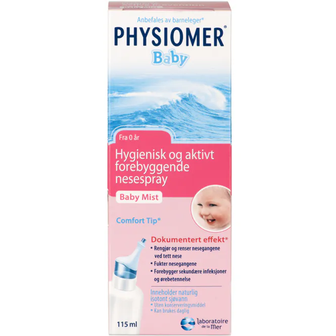 Hovedbilde Physiomer Baby Mist Saltvannsspray 115 ml