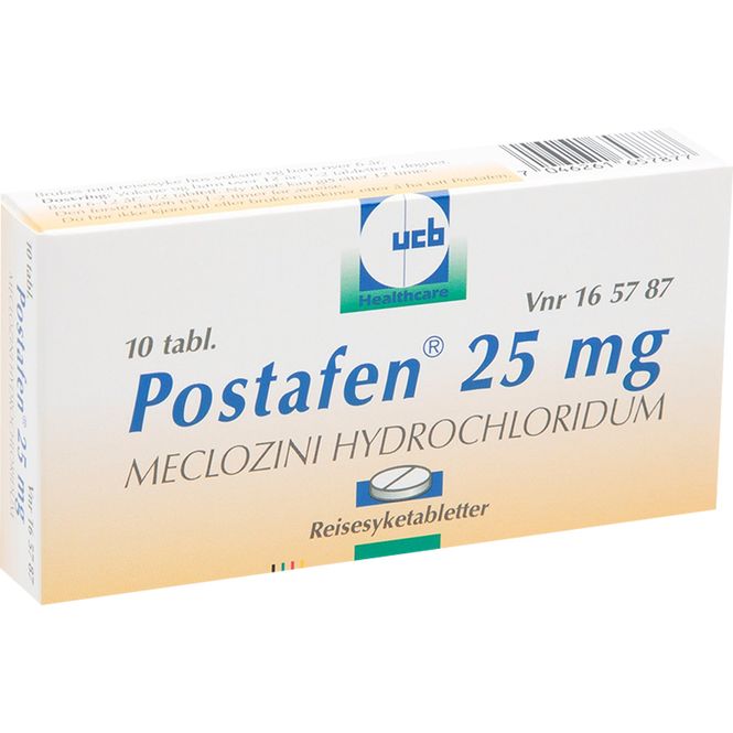 Hovedbilde Postafen 25 mg Tabletter 10 stk
