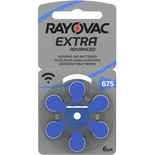 Rayovac Extra Advanced 675 Høreapparatbatteri 6 stk