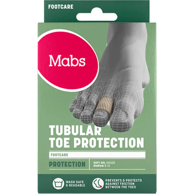 Hovedbilde Mabs Tåbeskyttelse Tubeform M 2 stk