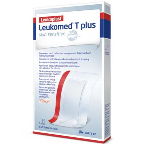 Leukomed T Plus Skin Sensitive 8 x 15 cm 5 stk