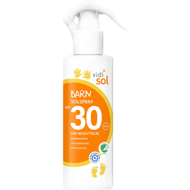Hovedbilde Vidi Solspray Barn SPF30 200 ml