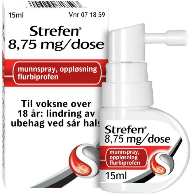 Hovedbilde Strefen Munnspray 8,75 mg/dose 15 ml