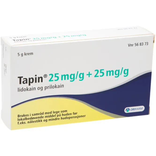 Hovedbilde Tapin 25/25 mg Krem 5 g